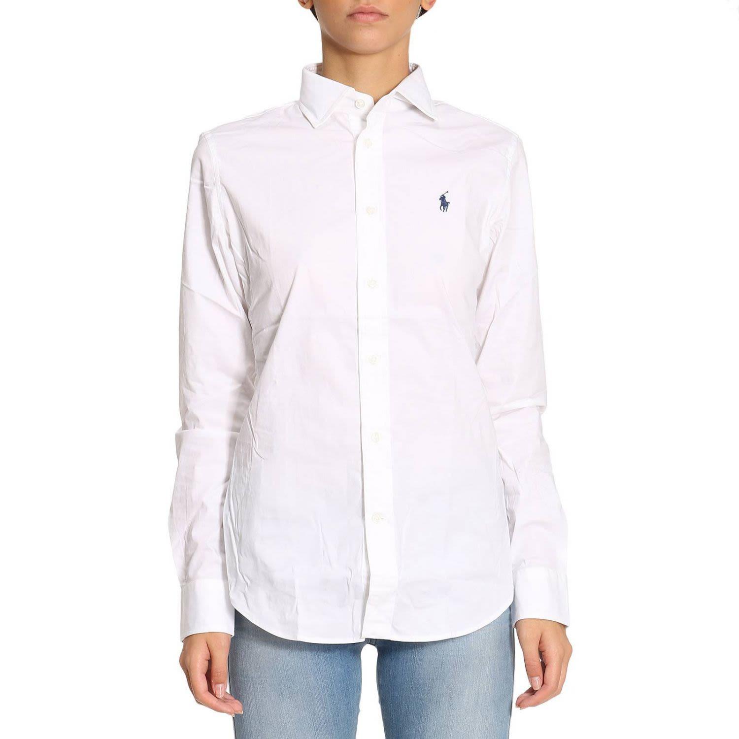 Polo Ralph Lauren Shirt Shirt Women In White | ModeSens