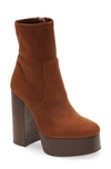 Steve Madden Hoopla Platform Boot In Brown