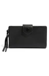 Aimee Kestenberg Saba Tech Leather Wallet In Black