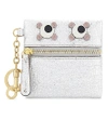 Anya Hindmarch Silver Leather Circulus Eyes Coin Purse