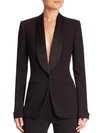 Ralph Lauren Iconic Style Wool & Silk Sawyer Jacket In Black
