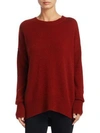Theory Karenia Cashmere Sweater In Tuscan Red