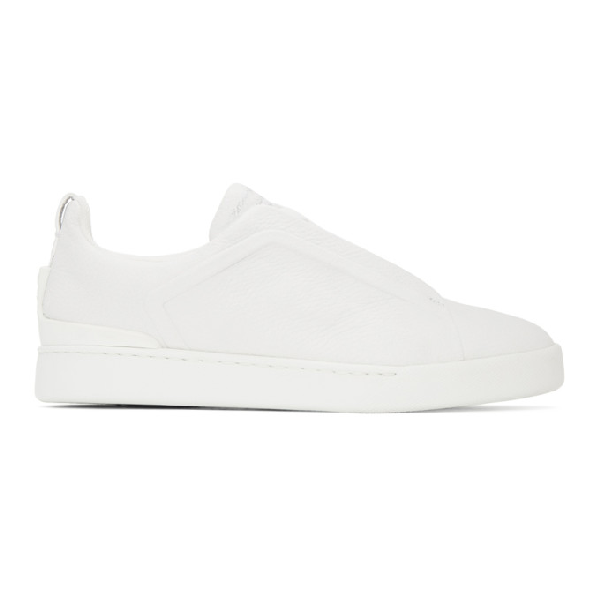 zegna white sneakers