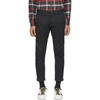 Dsquared2 Black Skinny Dan Zip Trousers