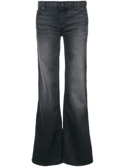 Nili Lotan Wide Leg Jeans In Black