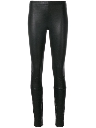 Haider Ackermann Embroidered Detail Leggings In Black