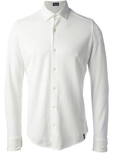 Drumohr Classic Shirt In White
