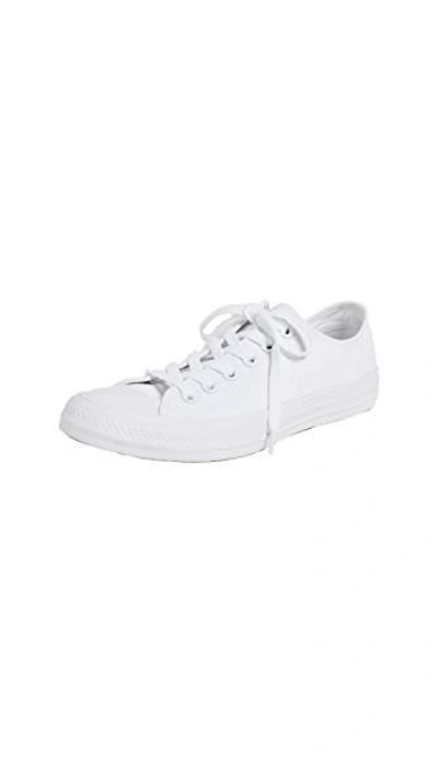 Converse Chuck Taylor All Star Shoreline Slip On Sneakers In White Monochrome