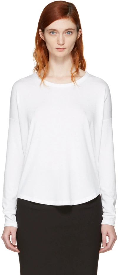 Rag & Bone Hudson Slub Stretch-jersey Top In White