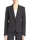 Theory Gabe Edition Stretch-wool Blazer In Charcoal