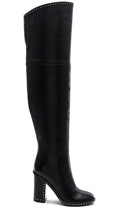 Sigerson Morrison Women's Mars Leather Over-the-knee Boots In Nocolor