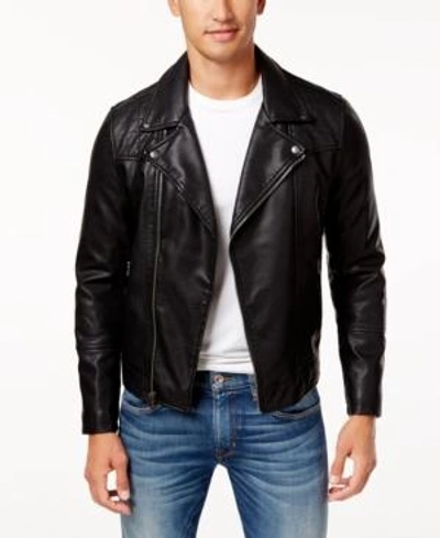 Levi's Men's Faux-leather Moto Jacket In Black | ModeSens