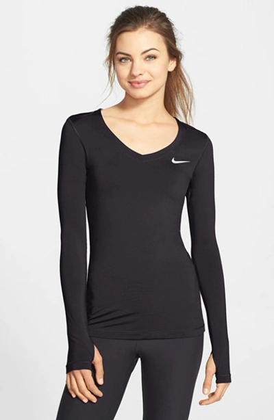 Nike pro clearance v neck