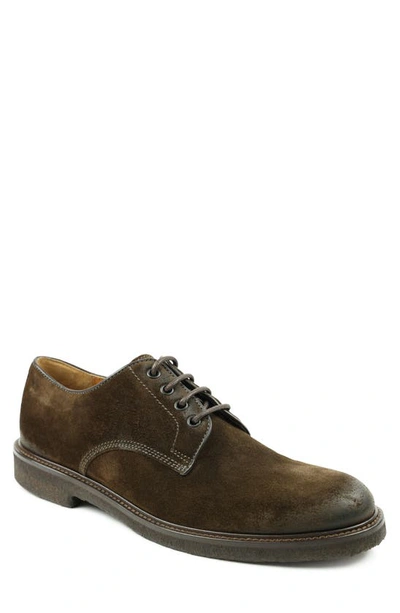 Bruno Magli Men's Guy Burnished Suede Derby Shoes In Dark Brown Suede