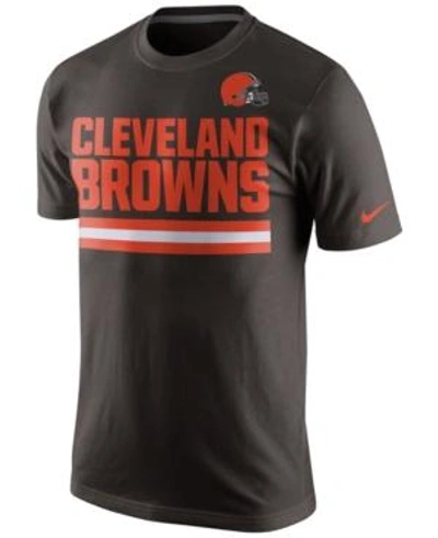 Nike Men's Cleveland Browns Team Stripe T-shirt