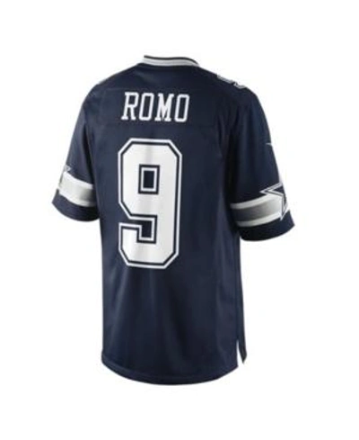 Nike Men's Tony Romo Dallas Cowboys Limited Jersey In Navy