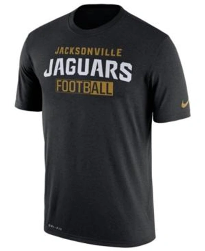 Nike Men's Jacksonville Jaguars All Football Legend T-shirt In Black