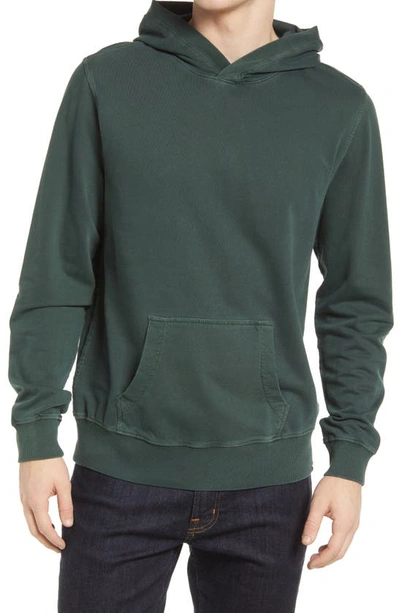 The Normal Brand Terry Pop Over Hoodie In Green