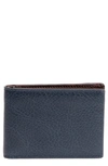 Pinoporte Nino Leather Wallet In Midnight Blue