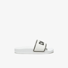 Dolce & Gabbana Boys Teen White Leather Sliders