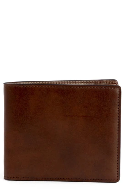 Pinoporte Pierlo Leather Wallet In Chestnut