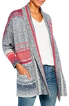 Nic + Zoe Santa Monica Striped Cardigan In Multi