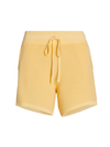 Rag & Bone Archetype Organic Cotton Knit Shorts In Saffron