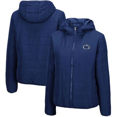 Colosseum Women's Navy Penn State Nittany Lions Arianna Full-zip Puffer Jacket