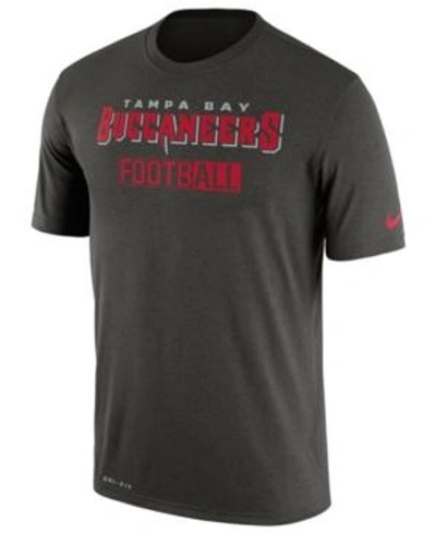 Nike Men's Tampa Bay Buccaneers All Football Legend T-shirt In Charcoal