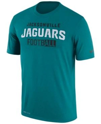 Nike Men's Jacksonville Jaguars All Football Legend T-shirt In Teal
