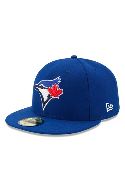 Men's New Era White/Royal Toronto Blue Jays 2017 Authentic Collection  On-Field 59FIFTY Fitted Hat 