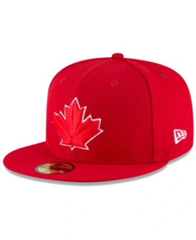 New Era Men's Scarlet Toronto Blue Jays 2017 Authentic Collection On-field 59fifty Fitted Hat