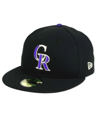 New Era Men's Black Colorado Rockies 2021 Mlb All-star Game Authentic On-field Collection Low Profile 59fift
