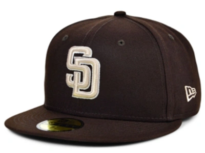 New Era San Diego Padres Mlb 2 Tone Link 9fifty Snapback Cap In Brown