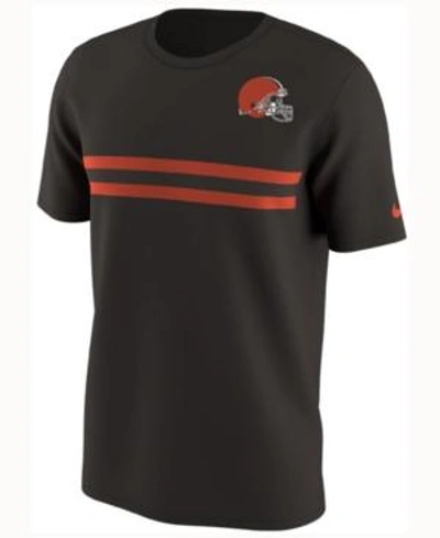 Nike Men's Cleveland Browns Color Rush Stripe T-shirt