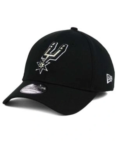 New Era San Antonio Spurs Team Classic 39thirty Cap In Black