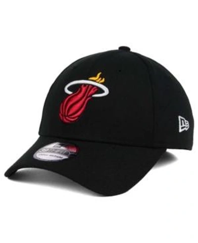 New Era Miami Heat Team Classic 39thirty Cap In Black