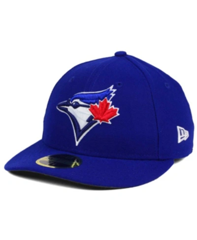 New Era Toronto Blue Jays Low Profile Ac Performance 59fifty Cap In Light Royal