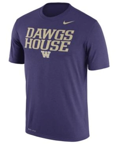 Nike Men's Washington Huskies Legend Authentic Local T-shirt In Purple