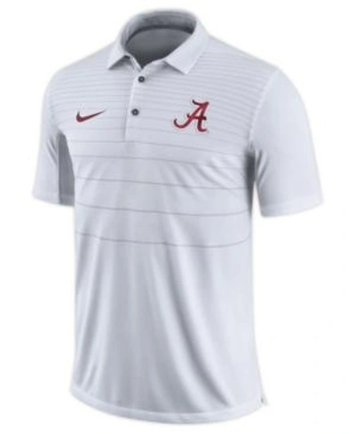 Nike Men's Alabama Crimson Tide Early Season Coach Polo In White