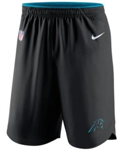 Nike Men's Carolina Panthers Vapor Shorts In Black