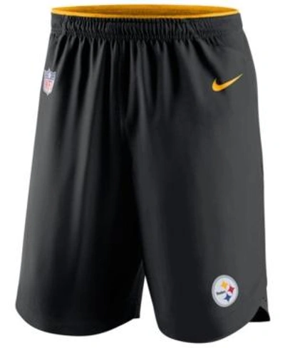 Nike Men's Pittsburgh Steelers Vapor Shorts In Black