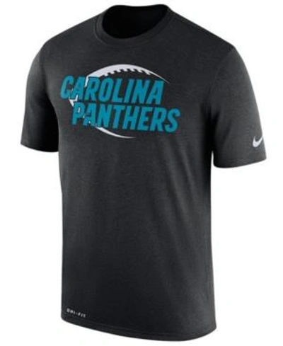 Nike Men's Carolina Panthers Nfl Legend Icon T-shirt, Black