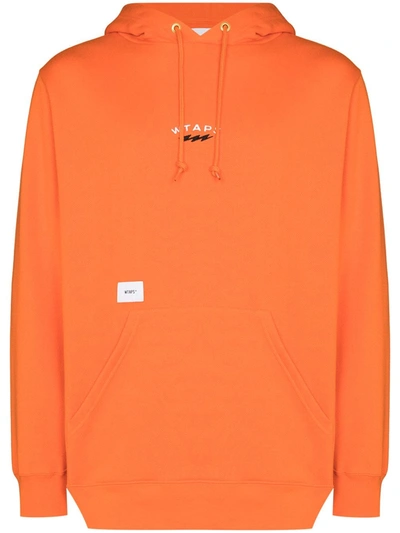 Wtaps Thor Logo-print Hoodie In Orange