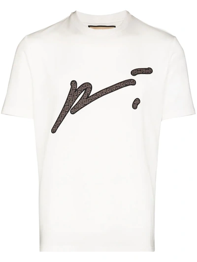 Prevu Sport Logo Short-sleeve T-shirt In White