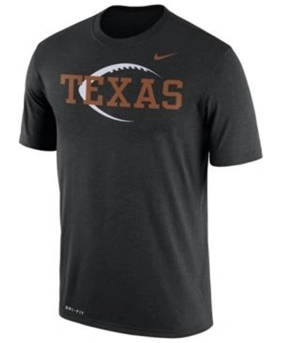 Nike Men's Texas Longhorns Legend Icon T-shirt In Black