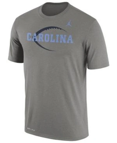 Nike Men's North Carolina Tar Heels Legend Icon T-shirt In Heather Gray