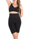Memoi Women's Slimme High-waist Thigh Shaper In Black