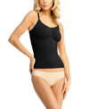 Memoi Plus Size Sottile Wireless Shaping Camisole In Black