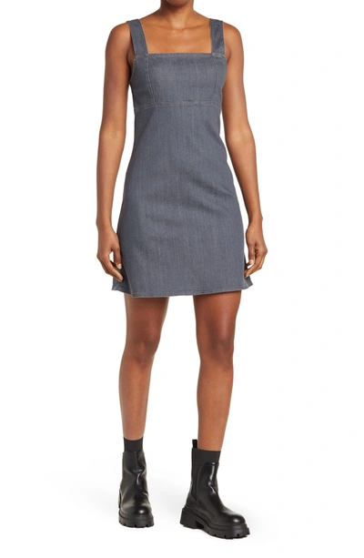 Rag & Bone Women's Paula Denim Empire Dress In Grey